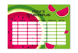 A4 Stundenplan | Melone