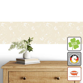 ECO Vliesbordüre | Florale Ornamente Blätter