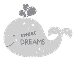 Wandaufkleber | Wal - Sweet Dreams