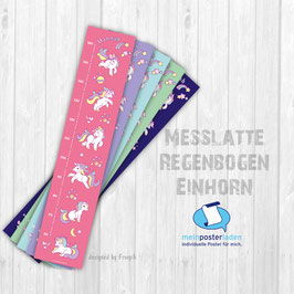 Messlatte | Regenbogen - Einhorn