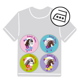 Mini Bügeletiketten | Pony