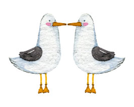 Wandaufkleber | Möwen