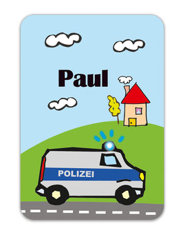 Trinkflaschenaufkleber | Polizei