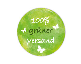 Verpackungsetiketten - rund | 100 % grüner Versand