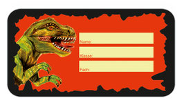Heftaufkleber 4,4 x 8,4 cm | Tyrannosaurus Rex