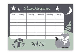 A4 Stundenplan | Wolf