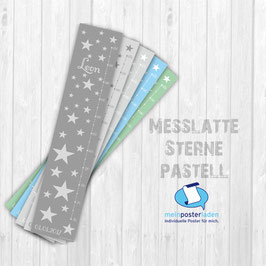 Messlatte | Sterne - pastell
