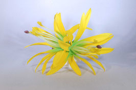 12 cm Spider-Lily-Haarclip gelb