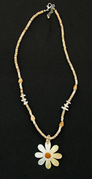 Muschelplatten-Kette, hell (Nr.1433)