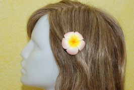 4,5 cm Plumeria-Haarclip