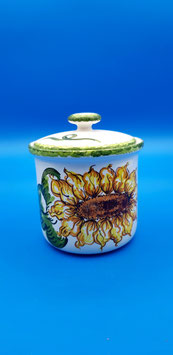 Barattolo sale pepe zucchero girasole
