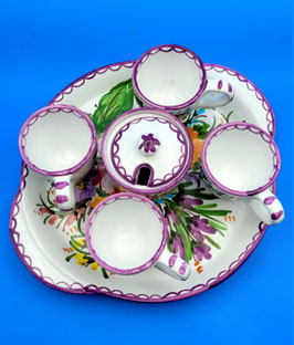 Servizio caffè Fioraccio viola