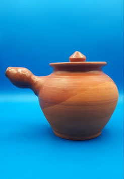 Cuocipatate da camino in terracotta
