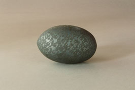 Eiform, blauschwarz-metallic, ca.12cm