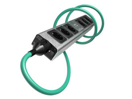 IsoTek | V5 Polaris | Hochleistungs-Netzfilterleiste 6-fach Steckdose enthält 1,5 m Initium C13 Stromkabel