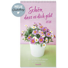 Wandkalender: Schön, dass es dich gibt 2026