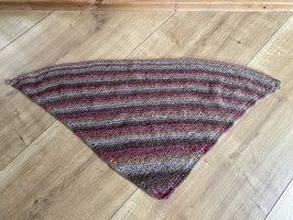 Schönes Schultertuch / Stola in Farbverlauf Beige-Bordeaux