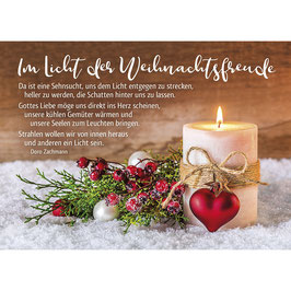 Postkarte: Im Licht der Weihnachtsfreude