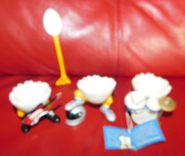 Speedy & Friends, 3 Eierbecher
