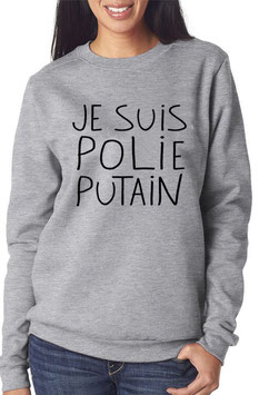 Sweat Jsuis polie
