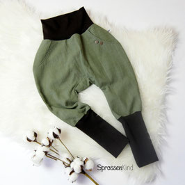 Leinen-Knickerbocker khaki