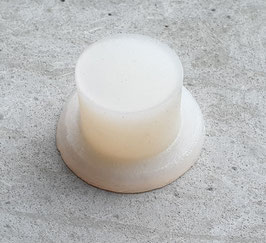 Bouchon défonçable en silicone pour lavabo en béton