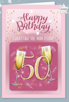 50. Geburtstag "Happy Birthday"