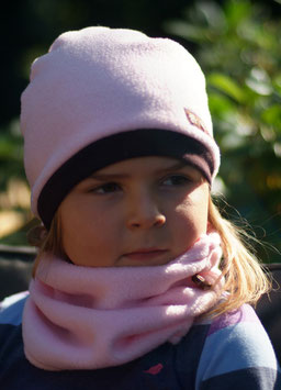 Mütze Polarfleece Rosa