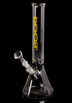 Roor Bong 3.2 Little Sista 35cm 14,5mm con Ice e Diffusore- LOGO: GIALLO Dot Green