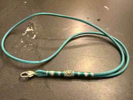 Glattleder türkis Casual Collection mit Takelung Farbverlauf