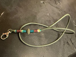 Glattleder moos Casual Collection mit Lava Bead Takelung Farbverlauf