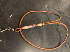 Glattleder rehbraun Casual Collection mit Takelung Farbverlauf