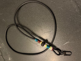 Glattleder schwarz Casual Collection mit Farbverlauf