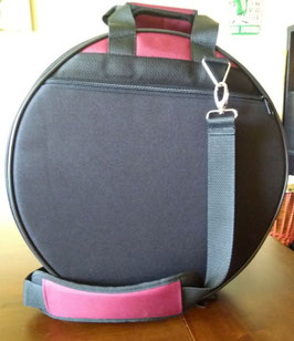 Trommeltasche für Schamanentrommeln / Rahmentrommeln bis zu einem Durchmesser von 40 cm, Tiefe 10 cm