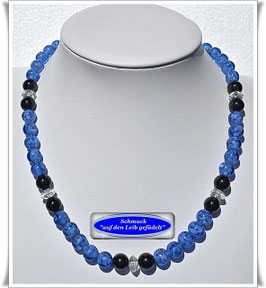1956. Murano-Glasperlen-Achat-Kette