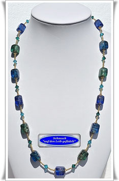 2110. elegante Muranoglas-Perlenkette Set