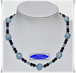 1740. Muranoglas-Perlen-Collier