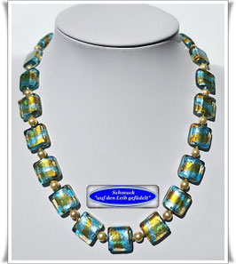 2010. elegante Muranoglas-Perlenkette