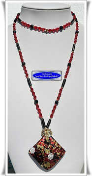 711. lange Kette mit Muranoglas-Anhänger
