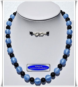 692. Muranoglas-Achat-Collier