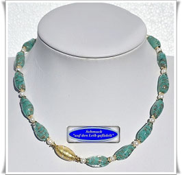 3013. elegantes Muranoglas-Collier