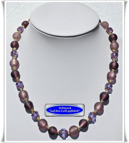 1059. edles Muranoglasperlen-Collier