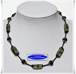 2075. Millefiori Muranoglas-Perlenkette