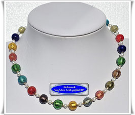 2284. bunte Muranoglas-Kette
