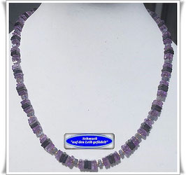 746. Amethyst-Iolith-Kette