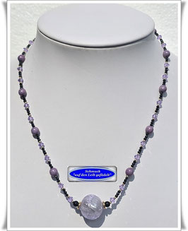 1056. Kette mit  Muranoglas-Perle