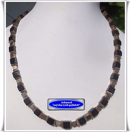 597. Sonnenstein-Onyx-Kette Set