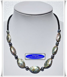 3058. chice Abalone-Muschel-Kette
