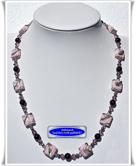 1730. edle Muranoglas-Swarovski-Kette