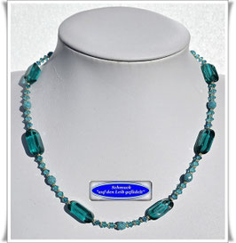 213. edle Muranoglas-Perlenkette